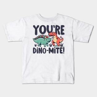 Dino Pals Explosion: You're Dino-mite! Kids T-Shirt